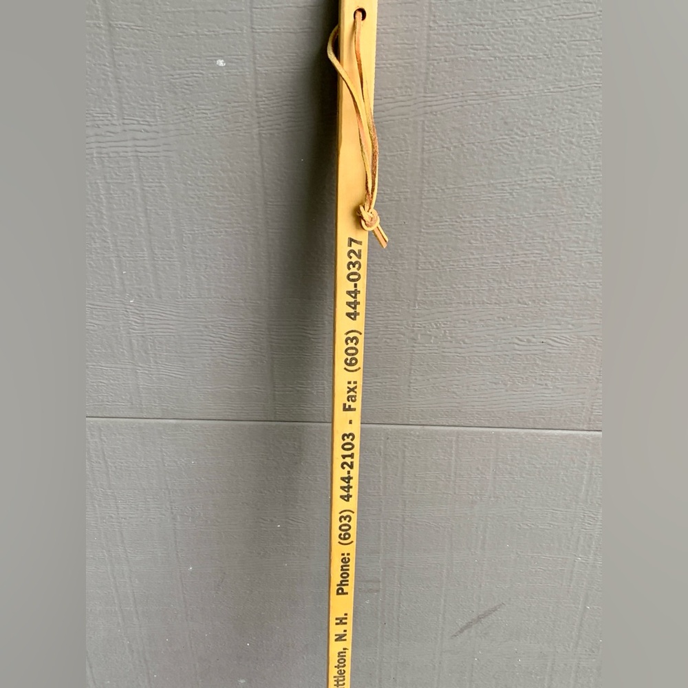 Vtg Littleton New Hampshire Robotech Doyle Log Measuring Square Yard Stick